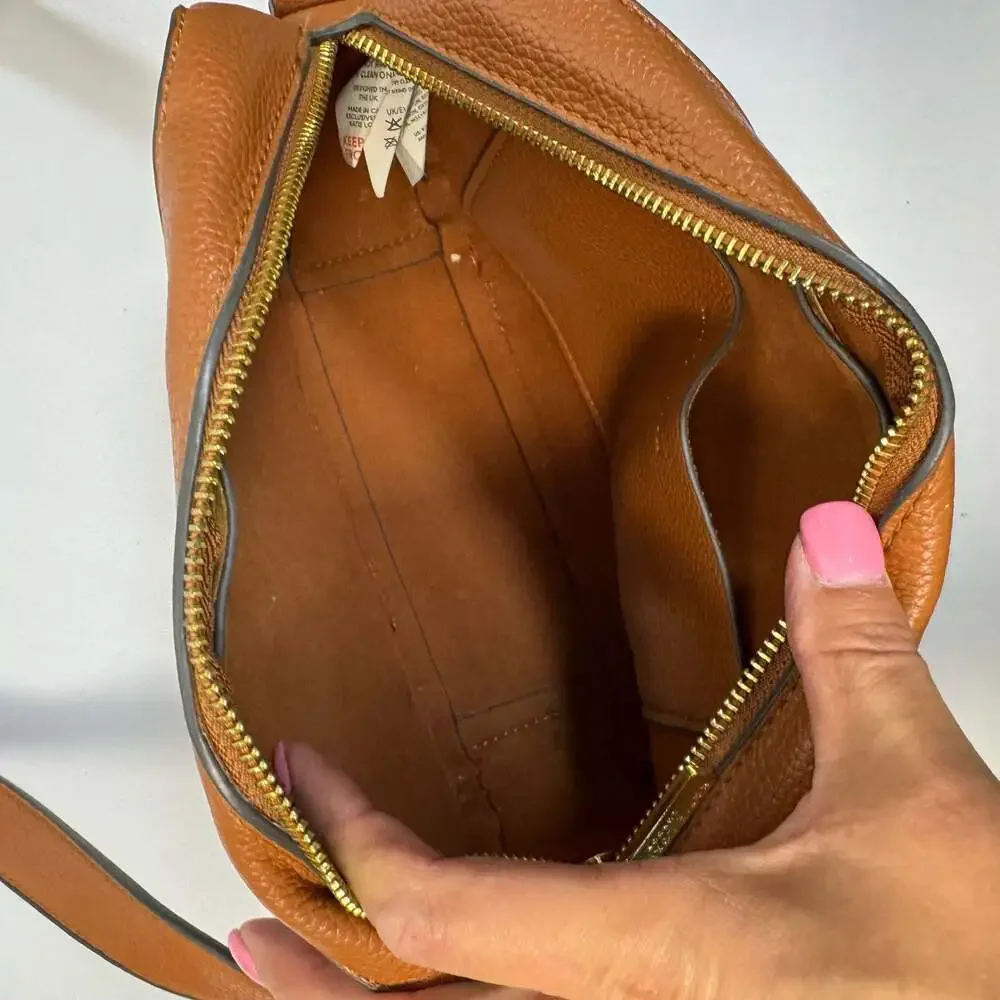 Katie Loxton London Crossbody in Cognac Brown Vegan Leather - Picture 6 of 8